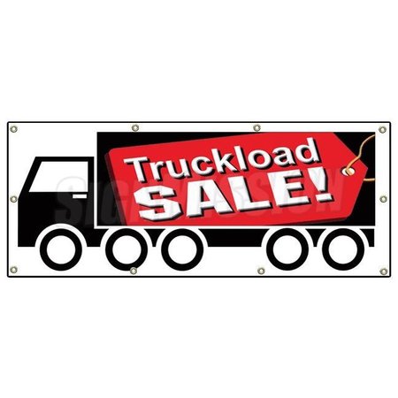 SIGNMISSION TRUCKLOAD SALE BANNER SIGN save big sale trailer load huge truck load B-96 Truckload Sale